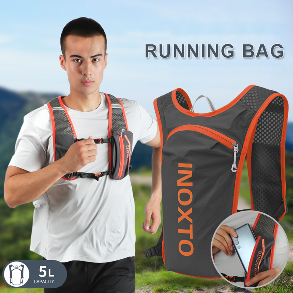 Neue 5-Liter-Lauftasche, leichte Outdoor-Trinkweste, Rucksack, Kletterrucksack, Rucksack, Wandern, Radfahren, Sporttaschen